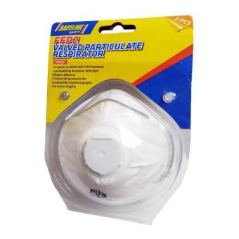 Safeline FFP2 Valved Particulate Respirator Dust Mask