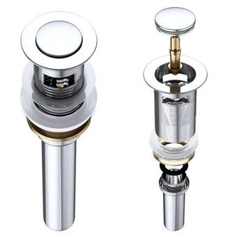 Sink Waste Click Clack Slotted 