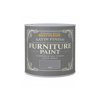 Rust-Oleum Satin Furniture Paint - Slate 125ml