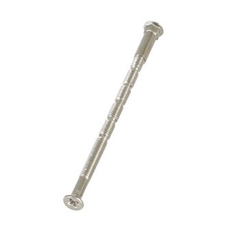 Nickel Plated Security Screw - M4 x 75mm