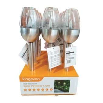 Stainless Steel Solar Pathway Light