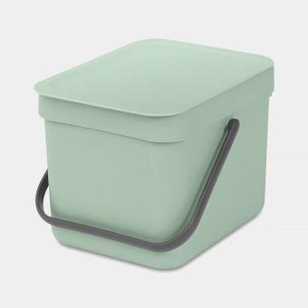Sort & Go Waste Bin 6L - Jade Green