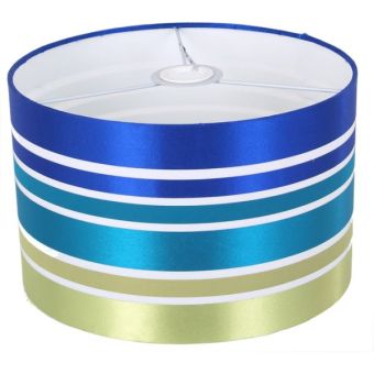 Striped Drum Lamp Shade