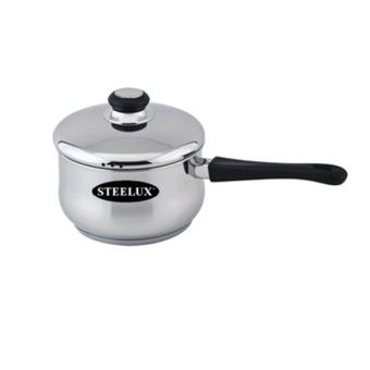 Steelex Stainless Steel Saucepan & Lid - 16cm