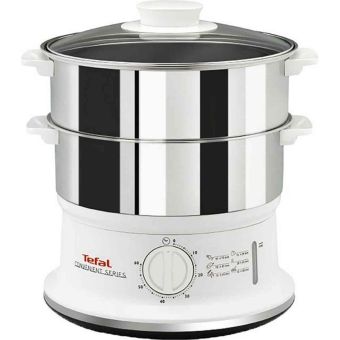 Tefal Steamer Convenient Series With Timer - Stainless Steel