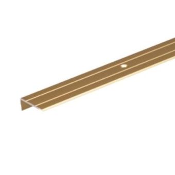 Step Edge Profile Anodised Aluminium Gold - 45mm x 23mm x 2.7mm / 1m