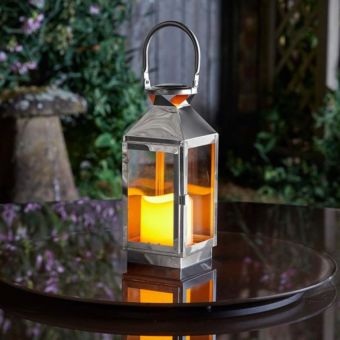 Stockholm Stainless Steel Lantern Regular