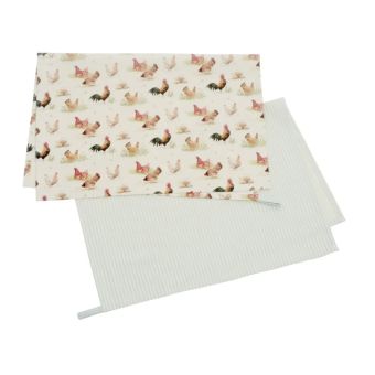 Stow Green Set of 2 Cotton Tea Towels 74 X 46cm
