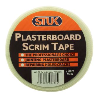 Stuk Plasterboard Scrim Tape - 75mm x 90m