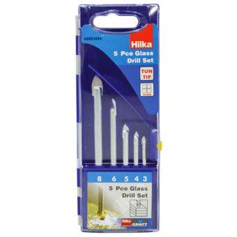 Hilka Glass Drill Bit Set - 5 piece