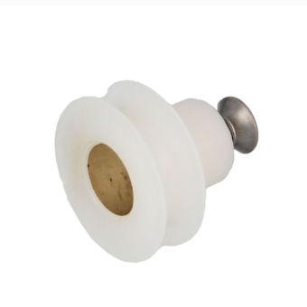 Nylon Roller 25x16mm - White