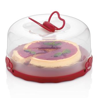 Red Caramel Cake Dome