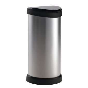 Curver Deco Bin Silver - 40L
