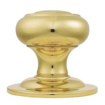 Polished Brass Centre Door Knob