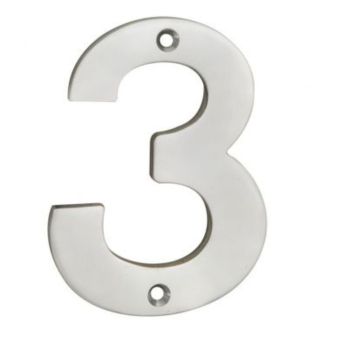 Satin Stainless Steel Number 3 - 100mm