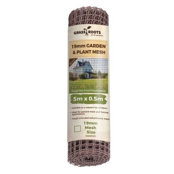 Grass Roots Garden & Plant Mesh Tan Brown