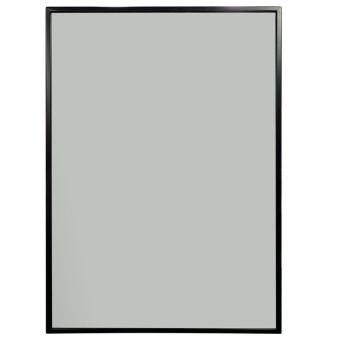 Tema Porto Black Framed Rectangular Mirror 70cm X 50cm
