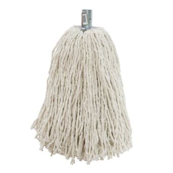 White Mop Heads with Metal Socket N°12