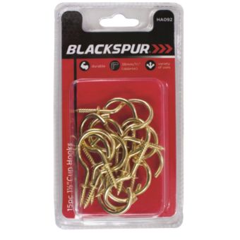 1½” Cup Hooks - 15 pieces