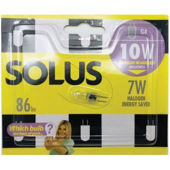 Solus 10W=7W G4 Halogen Energy Saver