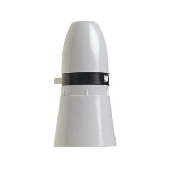 White BC/ B22 Bayonet Cap Switched Lampholder T2