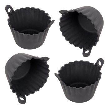 Tala Air Fryer Egg Poacher Set of 4 – Non-Stick Egg Cups for Air Fryer Cooking