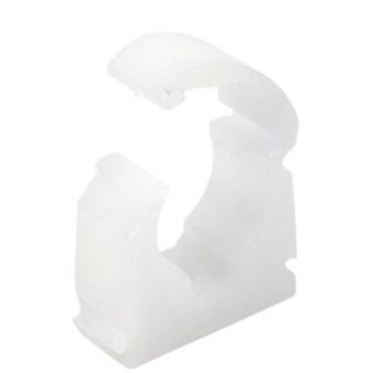 Push in Pipe Clip 15mm Hinged