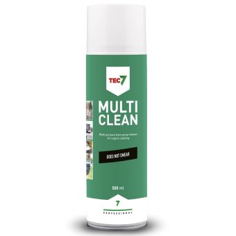 Tec7 Multiclean Universal Cleaner and Degreaser – Foaming Spray for Pre-Bonding Surface Prep, Safe on Glass, Metal, Plastic, and More – 500ml