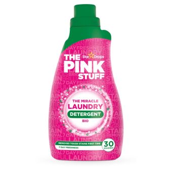 The Pink Stuff Bio Laundry Liquid 960ml | 32 Washes, Tough Stain Removal & Long-Lasting Freshness