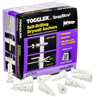 Toggler Self-Drilling Plasterboard Fixing Anchors - Pack of 100