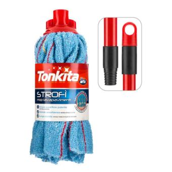 Tonkita Strofi Cotton Head Mop with Handle