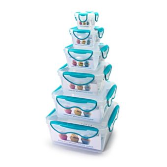 Clipfresh Classic Food Storage Containers - Set Of 6
