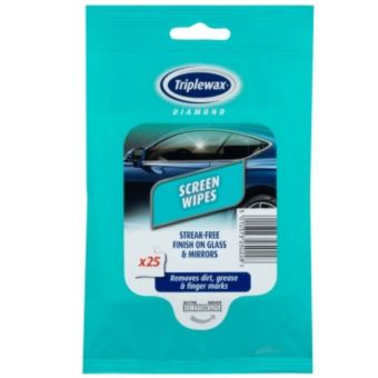 Triplewax Screen Wipes – Glass & Windscreen Cleaning Wipes
