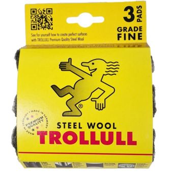 Trollull Steel Wool DIY Pack Fine - Pack of 3