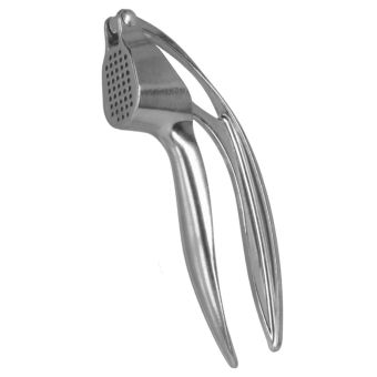 Metaltex Garlic Press – 16cm Aluminium Handheld Kitchen Tool