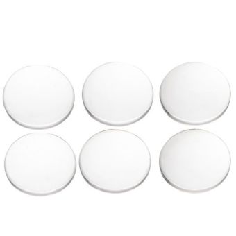 Self-Adhesive Transparent Door Stoppers and Wall Protectors – Set of 6 Polyurethane Bumpers