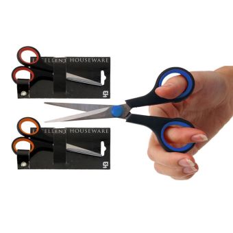 Excellent Houseware 14cm Scissors with Soft Handle – Durable Stainless Steel Precision Cutting Tool
