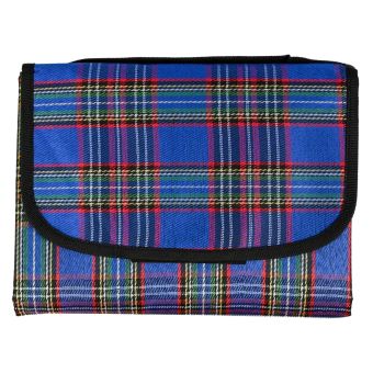 Benson Compact Water Resistant Picnic Blanket 150 x 130 cm Foldable Outdoor Mat – Blue