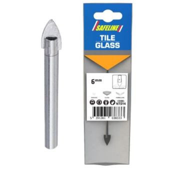 Safeline 8.0mm Carbide Tipped Tile and Glass Drill Bit – Precision Drilling for Hard Surfaces