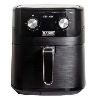 Haden 6.5L Black Air Fryer with 60 Minute Timer and Temperature Control – Healthy Family Cooking