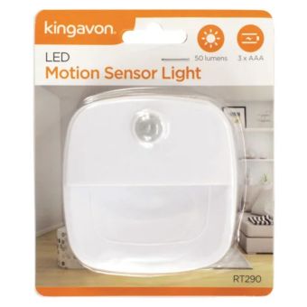 Motion Sensor LED Light with 120° Detection Angle – Battery Operated, Wall Mountable