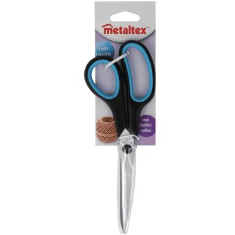 Metaltex Multipurpose Scissors 21.5cm with Stainless Steel Blades and Soft Touch Handle