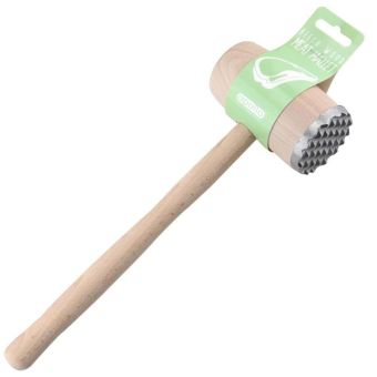 Apollo Heavy Duty Meat Tenderiser with Wooden Handle