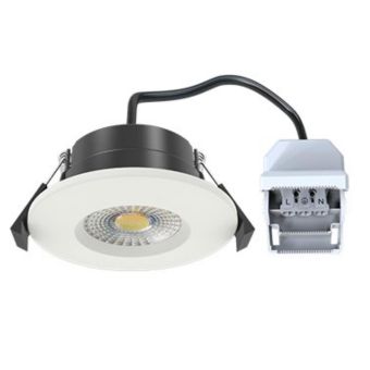 ENZO 5W7W CCT Adjustable IP65 LED Downlight – Dimmable, Fire Rated, Multiple Colour Temperatures