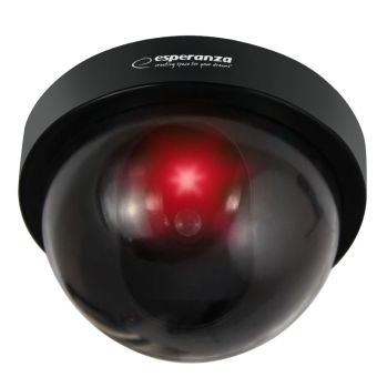 Dummy Dome Surveillance Camera with Flashing LED – Indoor and Outdoor Deterrent