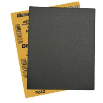 Benman Silicon Carbide Waterproof Sandpaper 2000 Grit 23 x 28 cm Wet and Dry Abrasive Sheet for Ultra-Fine Finishing
