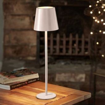 Turin Lamp - Ivory – Rechargeable Battery Lantern for Stylish Illumination
