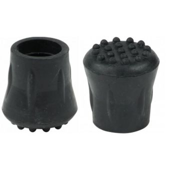 Black Type C Pipped Ferrule - No Washer 25mm