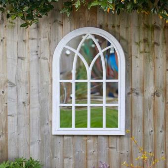 Victorian Home & Garden Mirror - Silvergris