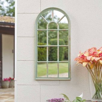 Vista Home & Garden Verdigris Mirror Decorative Indoor & Outdoor Wall Mirror 70cm